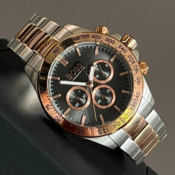 COPY - Hugo Boss Men’s Ikon Two-Tone Chronograph Watch - Picture 12 of 13